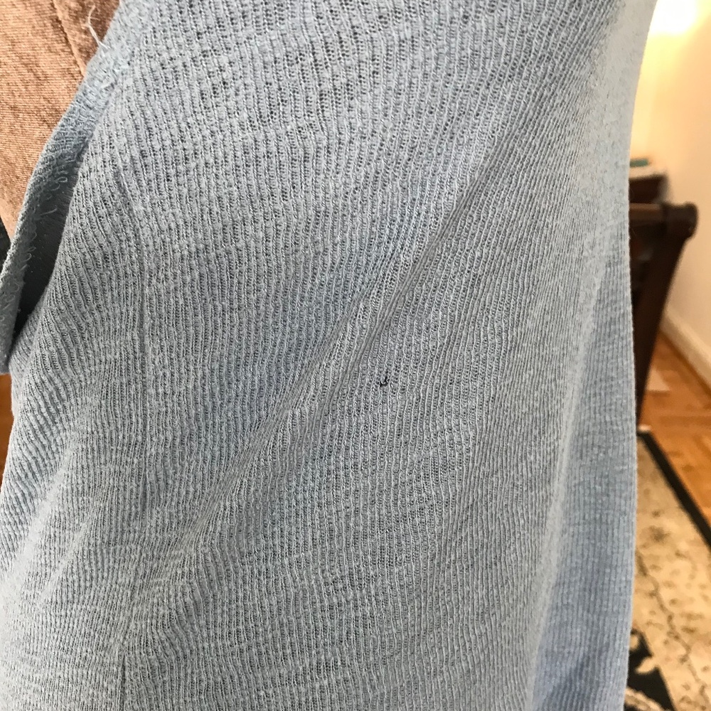 Project Social T Light Blue Ribbed Tank Top - Picture 4 of 6